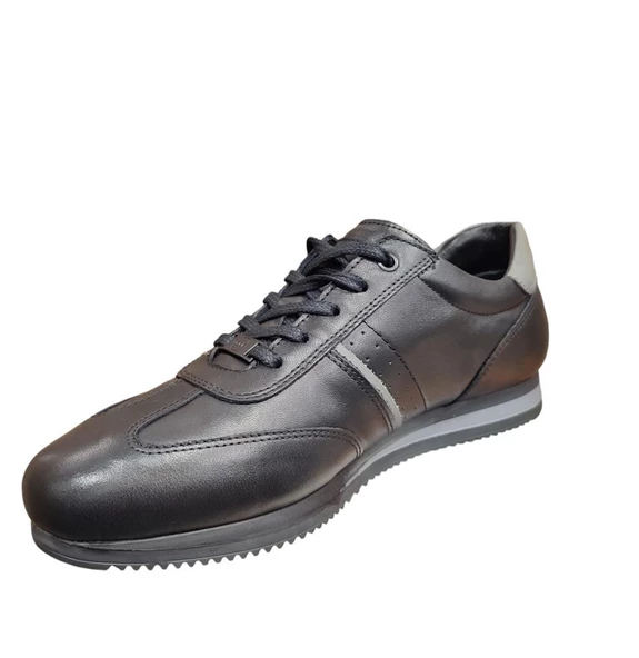 KOMCERO 4Y1543 İNCE TABAN ERKEK DERİ SNEAKERS SPOR AYAKKABI - 7