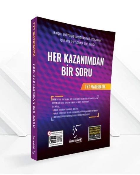 HER KAZANIMDAN BİR SORU TYT MATEMATİK ürün görseli 1