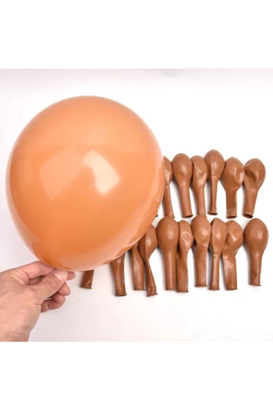Karamel Mocha Balon 25 Adet
