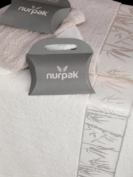 Nurpak N550 Bamboo Aile Bornoz Seti 00240 - 9