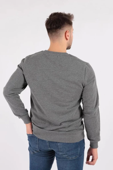 Cazador 5610 Erkek 3 İplik Sweatshırt AntrasitMelanj - 4