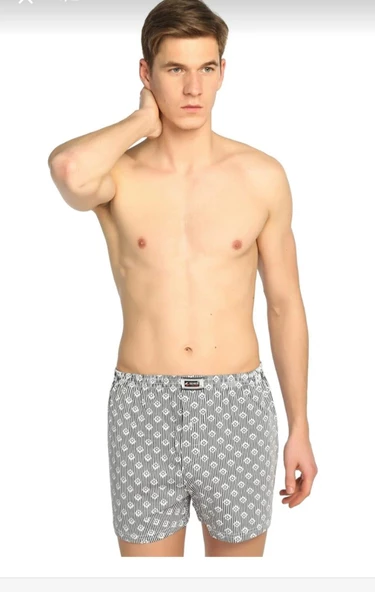 SEHER YILDIZI 0007 ERKEK DESENLİ BOXER 10 ADET