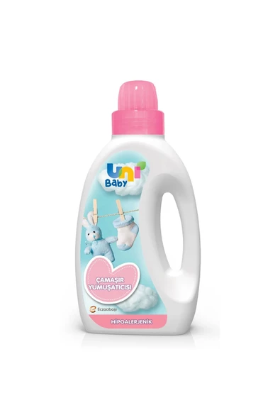 Unibaby Sıvı Deterjan Yumuşatıcı Set 2x1500ml (SARI-PEMBE) - 2