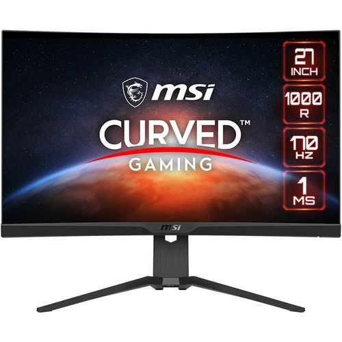 MSI G272CQP CURVED 1000R VA 2560X1440 (WQHD) 16:9 170HZ 1MS FREESYNC PREMIUM GAMING MONITOR