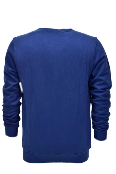 Erkek Baskılı Spor Sıfır Yaka Sweatshirt R2201 BGL-ST03191 - Resim 11