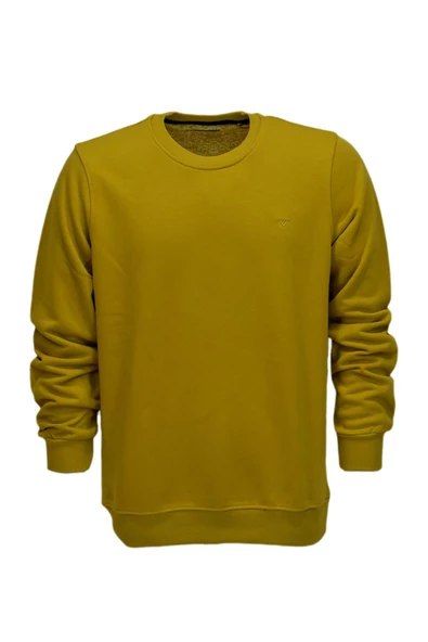 Erkek Spor Sıfır Yaka Sweatshirt R2247 BGL-ST03188 - Resim 9