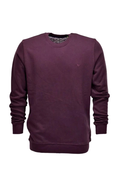 Erkek Spor Sıfır Yaka Sweatshirt R2247 BGL-ST03188 - Resim 10
