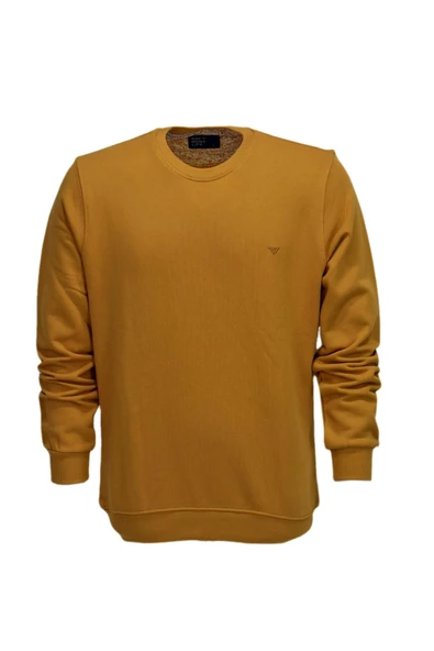 Erkek Spor Sıfır Yaka Sweatshirt R2247 BGL-ST03188 - Resim 12