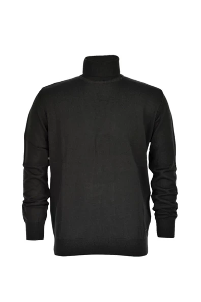 Erkek Spor Düz Balıkçı Yaka Kazak R21010 BGL-ST03179 - Resim 8