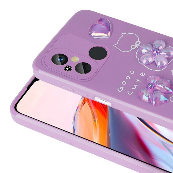 Xiaomi Redmi 12C Kılıf Kabartma Figürlü Parlak Toys Silikon Kılıf - Resim 6