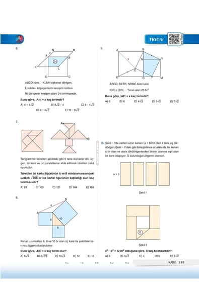 2024 60 Günde Geometri TYT-AYT Geometri Kampı Soru Bankası Mert Hoca Yayınları - 4
