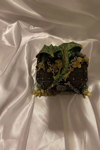 Drağon Ejderha Mücevher Kutusu Polyester - Resim 7