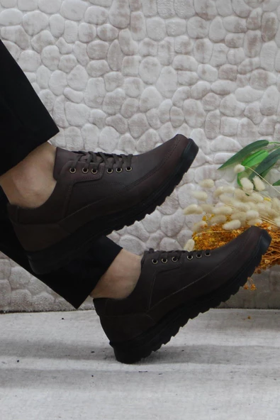 Mehmet Mete 42270 Kahve Greyz Hakiki Deri Sıcak Astar Kauçuk Taban Erkek Ayakkabı - Resim 5