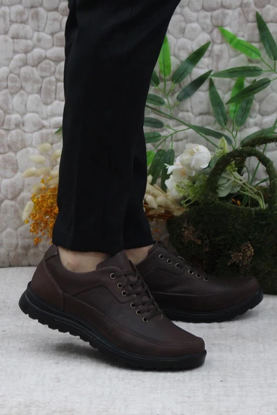 Mehmet Mete 42270 Kahve Greyz Hakiki Deri Sıcak Astar Kauçuk Taban Erkek Ayakkabı ürün görseli