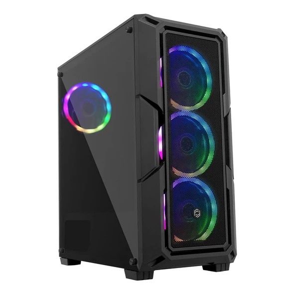 FRISBY FC-9430G 650W 80+4X RGB MESH GAMİNG KASA - 6