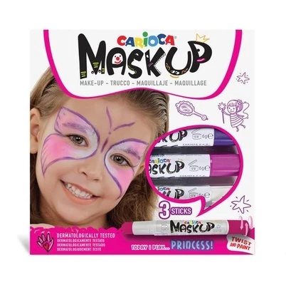 Carioca Mask Up Prenses 3 Renk Yüz Boyası maskup