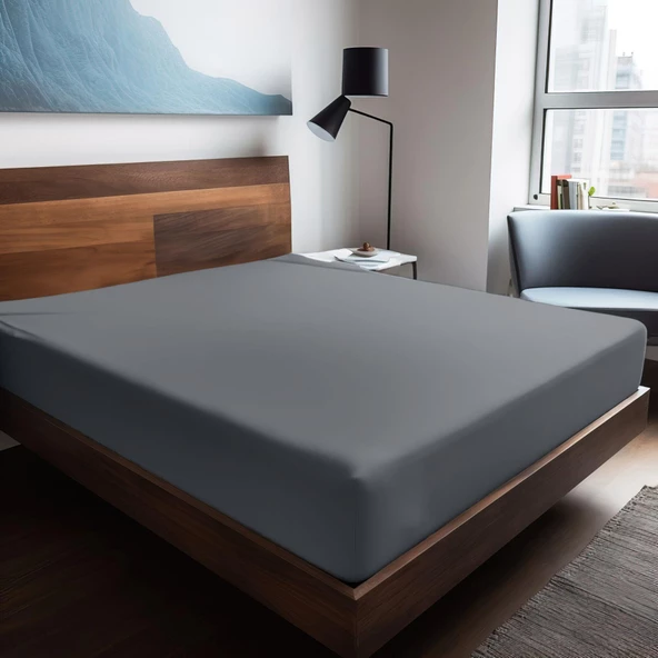 Soley | Mix & Match | Plain | %100 Pamuklu Ranforce 100 x 200 Tek Kişilik Çarşaf - 3