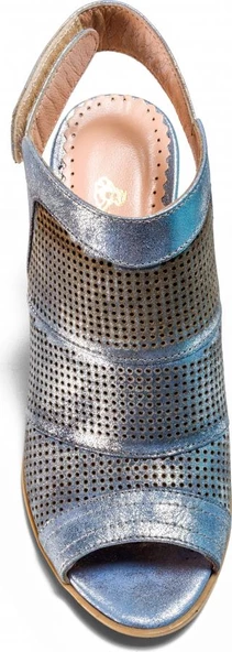 Venüs 1828050y Kadın Deri Topuklu 8 cm Sandalet - 6