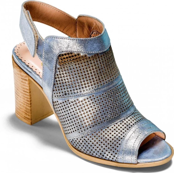 Venüs 1828050y Kadın Deri Topuklu 8 cm Sandalet - 2