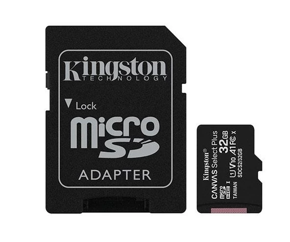 Kingston 32GB SDCS2/32GB 100MB/s CL10 U1 A1 Micro SD Hafıza Kart