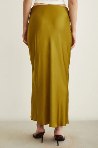 Verev Saten Etek Olive - 6