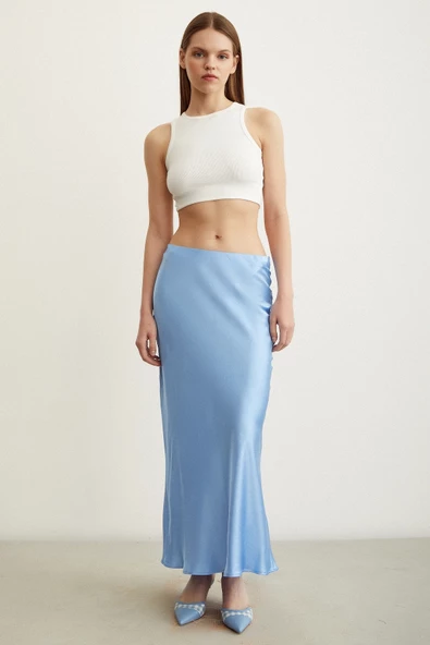 Verev Saten Etek Açık Mavi - 2