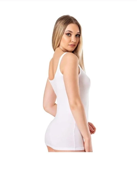 JİBER 528 BAYAN GENİŞ ASKILI ATLET 10 ADET - Resim 2