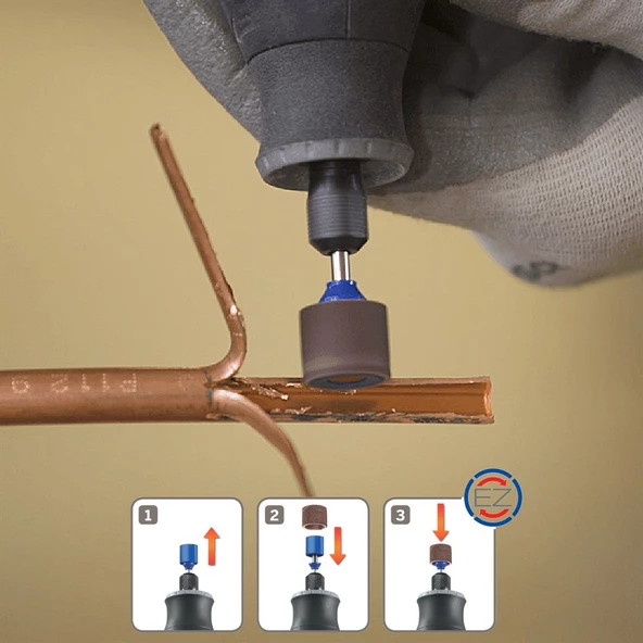 DREMEL EZ SpeedClic  Zımparalama Mandreni ve Zımparalama Bandı (SC407) - 2615S407JA - 3