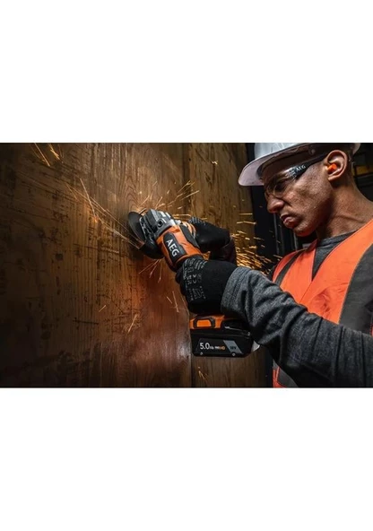 AEG BEWS 18-125BLPX2-502C 5 AH 2 Akülü Kömürsüz Motor Taşlama - T4935480858 - 5