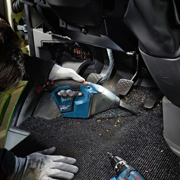 Bosch Professional GSB 120-LI 2Ah Çift Akülü Darbeli Delme/Vidalama + GAS 12V Süpürge (SOLO) - 0615990M45 - 4