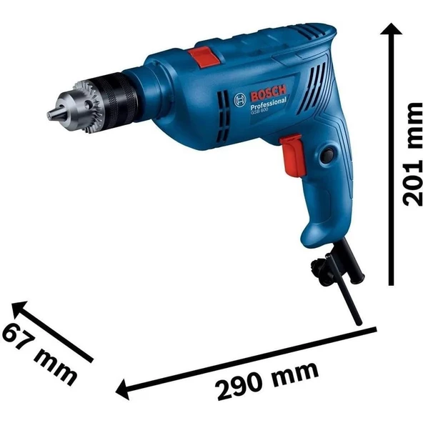 Bosch Gsb 600 Darbeli Matkap + 100 Parça Aksesuar - 06011A0321 - 3
