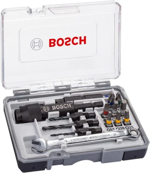 Bosch HSS-W 20 Parça Vidalama ve Delme Ucu Seti - 2607002786