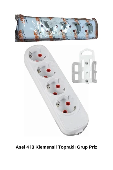 Asel ASL-100 0109 4'Lü Topraklı Klemens - HRD-010864