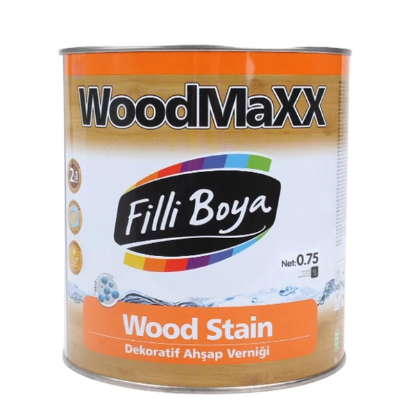 Filli WoodMaxx Dekoratif Ahşap Verniksiz Maun 0,75 Lt