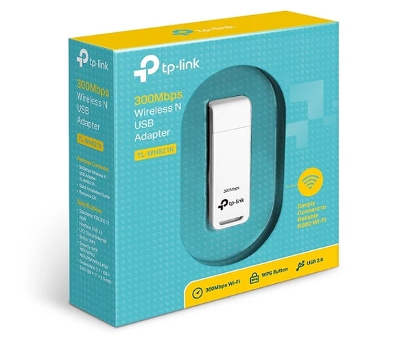 TP-Link TL-WN821N 300Mbps Usb Kablosuz Adaptör - 3