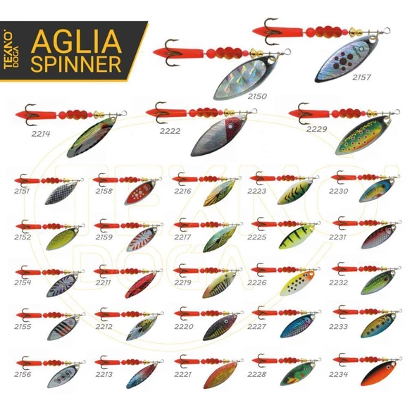 TAMSET Aglia Spinner 3g No1 Long Kaşık Turna Alabalık Kaşığı - 2