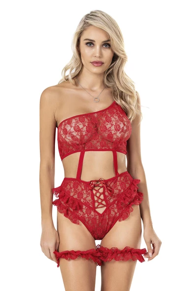 GBMOTİON Premium Kırmızı Gecelik Model 431 - 4