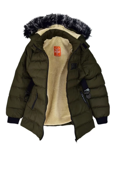 Kız Çocuk Kapüşonlu Kaban BGL-ST03449 - 4