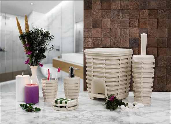 Primanova Yeni Palm 5 Parça Banyo Seti - 2