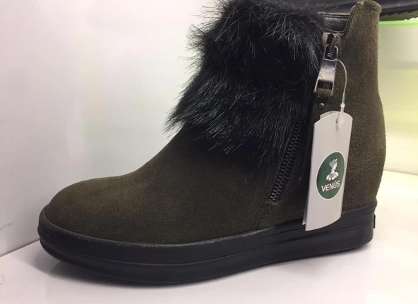 Venüs 1701821k Kadın Hakiki Deri Gizli Topuk Bayan Bot 1701821k