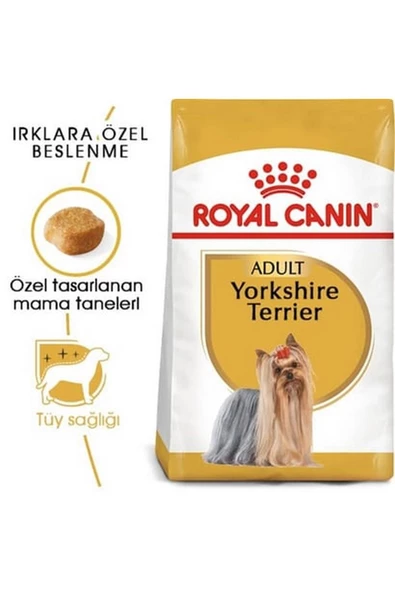 Royal Canin® Yorkshire Terier Yetişkin Köpek Maması 1,5 Kg + 2 Adet Yaş Mama Hediyeli - 3