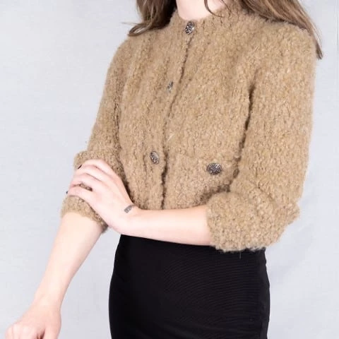 Knit Me Curly Melange KCM55 Mavi Melanj - 2