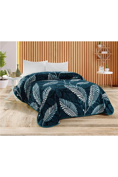 4 Kg Battaniye Supersoft Embos Kalın Yumuşak Peluş Çift Kişilik Yumoş 220x240 cm Minella - 10