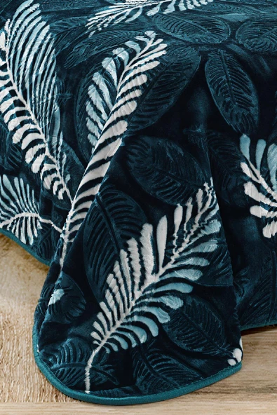 4 Kg Battaniye Supersoft Embos Kalın Yumuşak Peluş Çift Kişilik Yumoş 220x240 cm Minella - 8