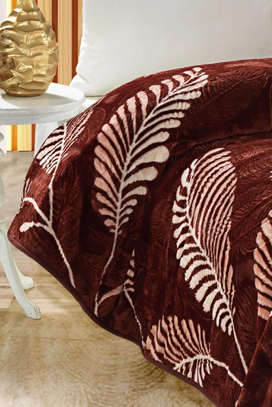 4 Kg Battaniye Supersoft Embos Kalın Yumuşak Peluş Çift Kişilik Yumoş 220x240 cm Minella - 12