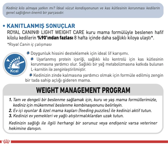 Royal Canin® Light Weight Diyet Kedi Maması 1,5 Kg - 2