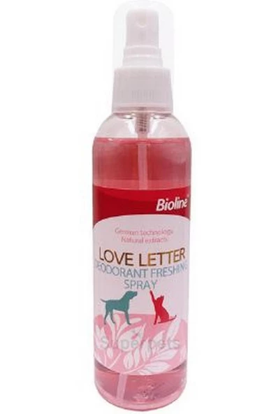 Bioline Kedi ve Köpek Parfümü Love Letter 207 Ml