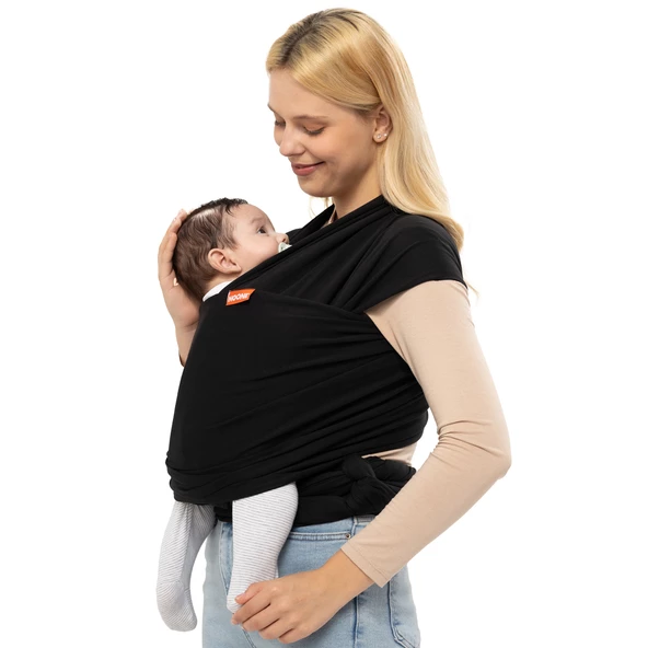 Wrap Sling Bebek Taşıma Şalı, Bebek Güvenli Bağlanmasına Katkı Sağlar, Emziren Annelere Destek Olur - 4