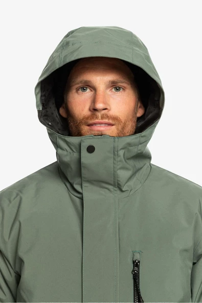 Quiksilver Mission Solıd Jk Erkek Yeşil Snowboard Montu - 3