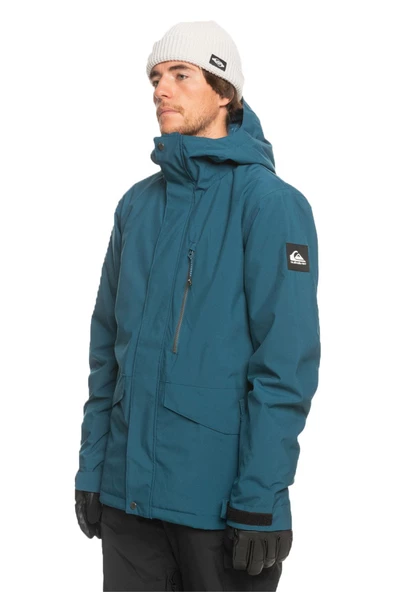 Quiksılver Mıssıon Solıd Erkek Snowboard Kayak Montu - 3